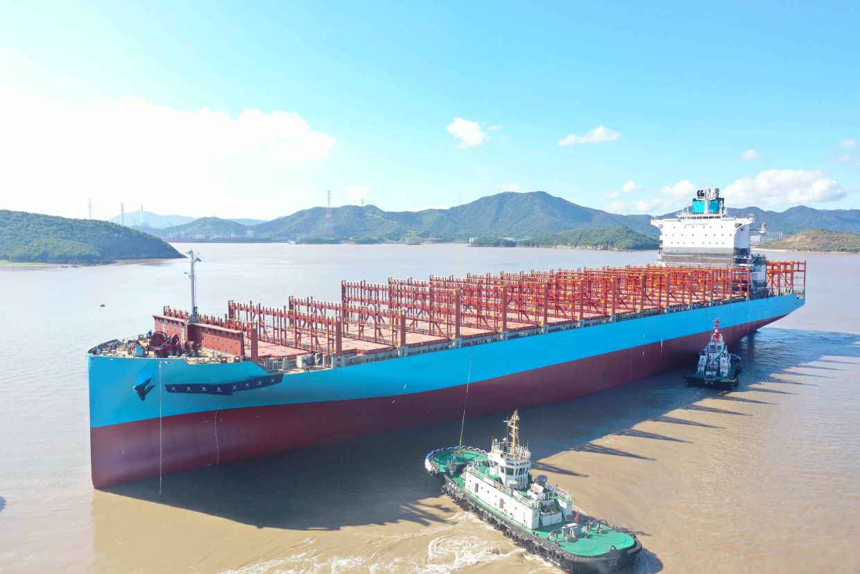 常石造船 中國(guó)基地<br>以甲醇雙燃料5,900 TEU集裝箱船開啟嶄新未來